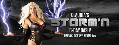 Claudia's STORM'N B-Day Bash-Best bikini bar